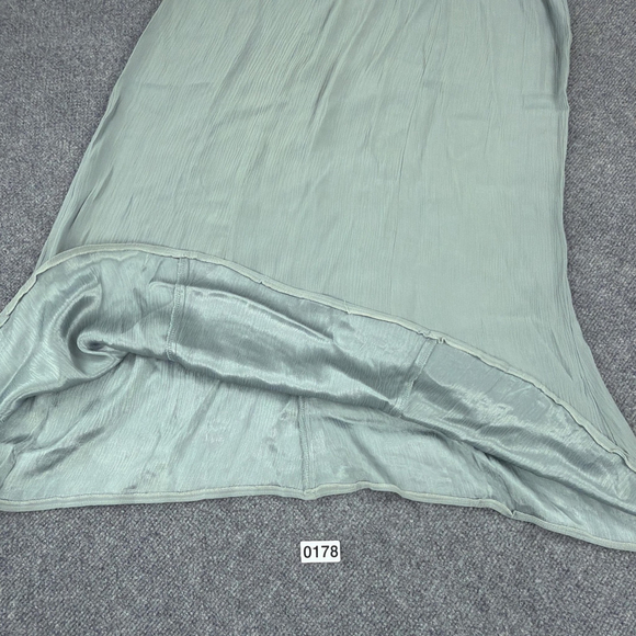 Vintage Spencer Alexis Maxi Dress Womens 10 Green Fairy Romantic 90s Y2K USA - Picture 9 of 11